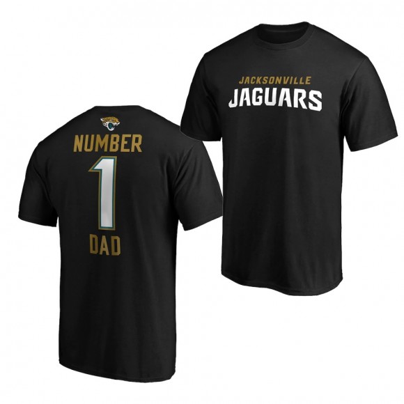 2020 Father's Day T-Shirt Black Jacksonville Jaguars