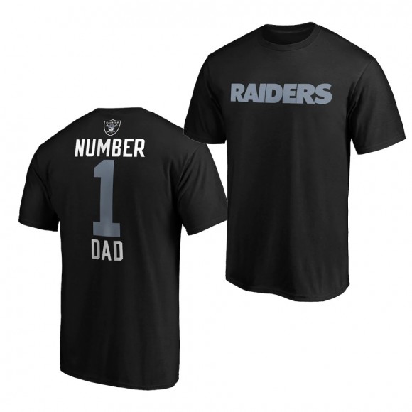 2020 Father's Day T-Shirt Black Las Vegas Raiders