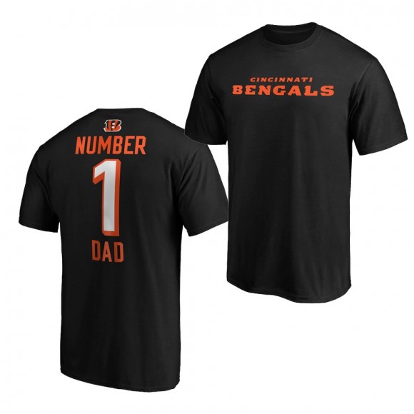 2020 Father's Day T-Shirt Navy Cincinnati Bengals