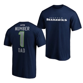 2020 Father's Day T-Shirt Navy Seattle Seahawks