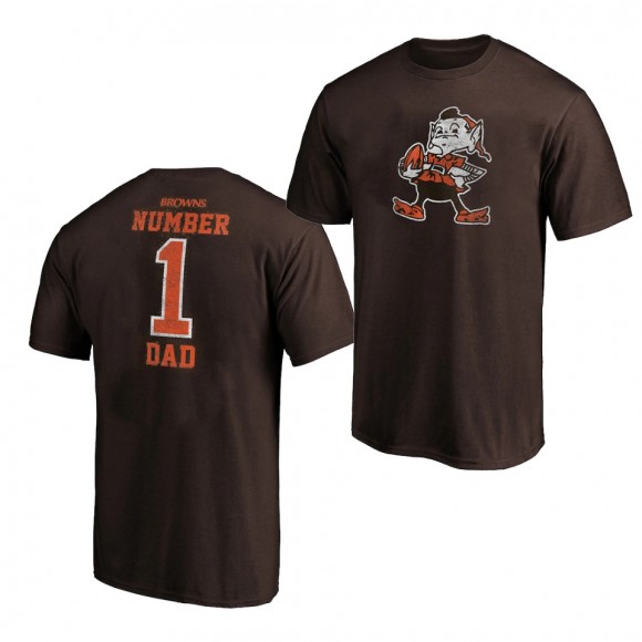 2020 Father's Day T-Shirt Browns Brown Retro
