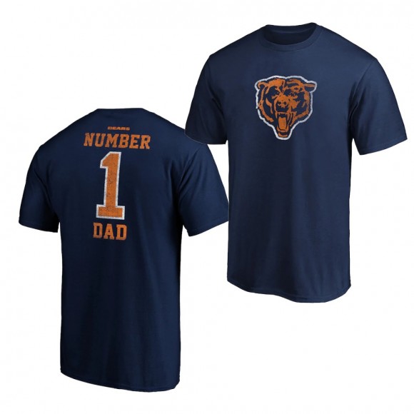 2020 Father's Day T-Shirt Bears Navy Retro