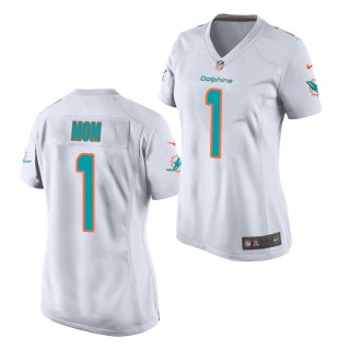 Women Dolphins 2021 Mother's Day Jersey #1 Mom White Game