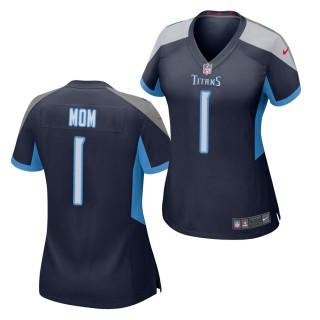 Women Titans 2021 Mother's Day Jersey #1 Mom Navy Game