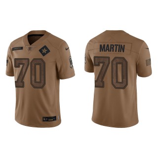 2023 Salute To Service Veterans Zack Martin Cowboys Brown Jersey