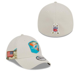 2023 Salute To Service Veterans Dolphins Stone Flex Hat