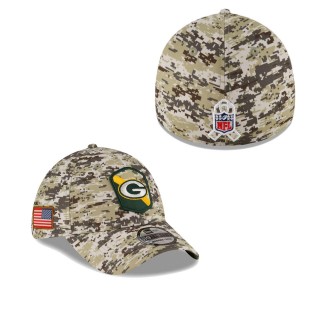2023 Salute To Service Veterans Packers Camo Flex Hat