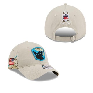 2023 Salute To Service Veterans Panthers Stone 9TWENTY Adjustable Hat