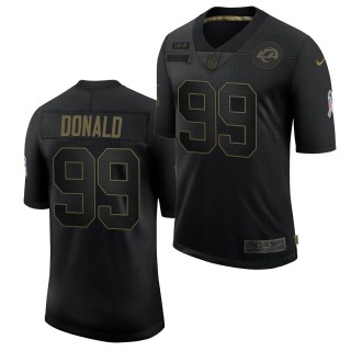 Aaron Donald Salute To Service Jersey Rams Black Limited