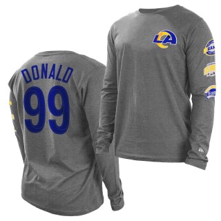 Aaron Donald Hype 2-Hit T-Shirt Gray Rams