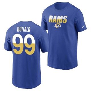 Aaron Donald Rams T-Shirt Royal Split