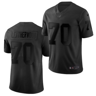 Alex Leatherwood 2021 NFL Draft Jersey Raiders Black City Edition