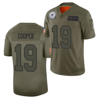 Dallas Cowboys Amari Cooper #19 Camo 2019 Salute to Service Jersey