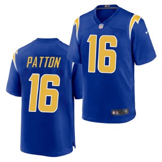 Andre Patton Los Angeles Chargers Royal 2020 Game Jersey