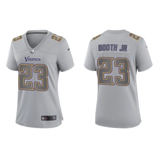 Andrew Booth Jr. Women's Minnesota Vikings Gray Atmosphere Fashion Game Jersey