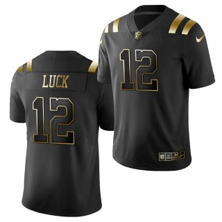 Andrew Luck Jersey Golden Limited Black Colts