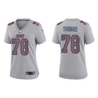 Andrew Thomas Women's New York Giants Gray Atmosphere Fashion Game Jersey