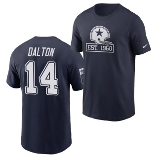 Andy Dalton T-shirt Cowboys 60th Anniversary - Navy