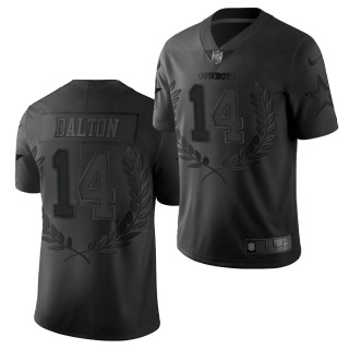 Cowboys Andy Dalton Jersey Black Vapor Limited