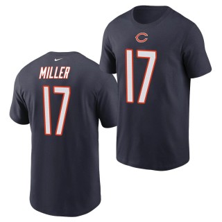 Anthony Miller Bears Name Number T-shirt Navy