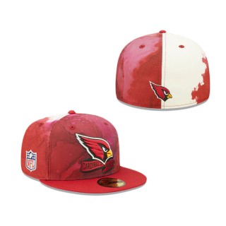 Arizona Cardinals 2022 Sideline Ink Dye 59FIFTY Fitted Hat