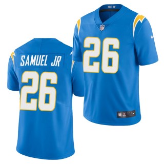 Asante Samuel Jr. 2021 NFL Draft Jersey Chargers Powder Blue Vapor Limited