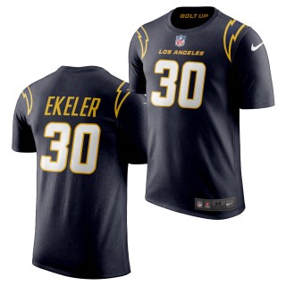 Austin Ekeler Los Angeles Chargers Name & Number T-Shirt - Navy