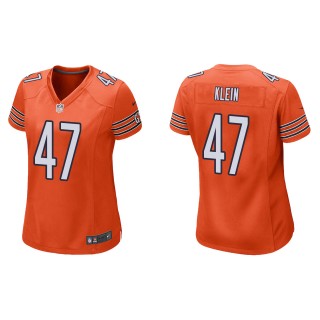 Women's Chicago Bears A.J. Klein Orange Alternate Game Jersey