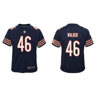 Youth Mykal Walker Bears Navy Game Jersey