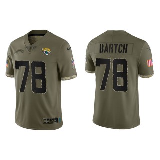 Ben Bartch Jacksonville Jaguars Olive 2022 Salute To Service Limited Jersey