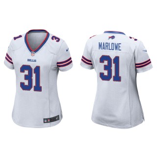 Women's Buffalo Bills Dean Marlowe White Game Jersey