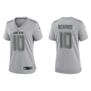 Braxton Berrios Women's New York Jets Gray Atmosphere Fashion Game Jersey