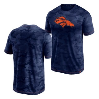 Broncos Camo Jacquard T-Shirt Navy