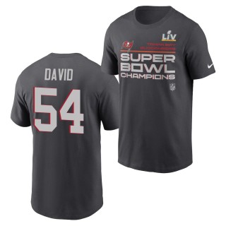 Buccaneers Super Bowl LV Champions Lavonte David T-Shirt Anthracite Locker Room