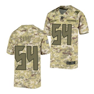 Youth Lavonte David Salute to Service Jersey Buccaneers Green Game
