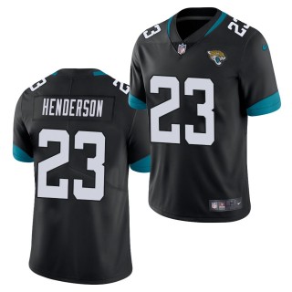 C.J. Henderson #23 Jacksonville Jaguars Black Vapor Limited 2020 NFL Draft Jersey