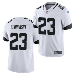 C.J. Henderson #23 Jacksonville Jaguars White Vapor Limited 2020 NFL Draft Jersey