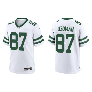 C.J. Uzomah Jets White Legacy Game Jersey