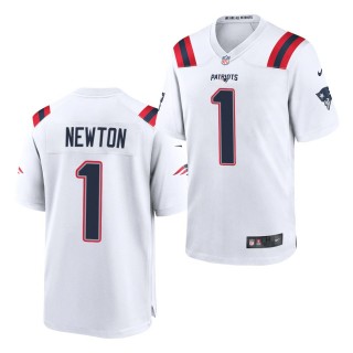 Cam Newton Patriots Jersey White Game