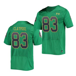 Chase Claypool College Football Jersey Notre Dame Fighting Irish Green Replica