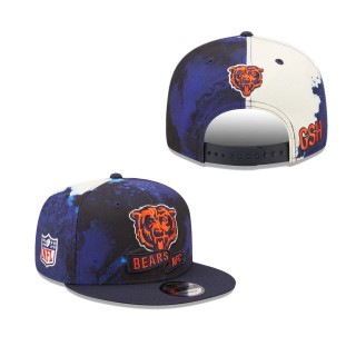 Men's Chicago Bears Navy 2022 Sideline 9FIFTY Ink Dye Snapback Hat