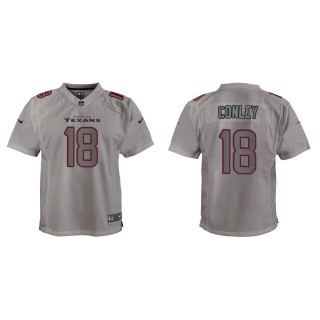 Chris Conley Youth Houston Texans Gray Atmosphere Game Jersey