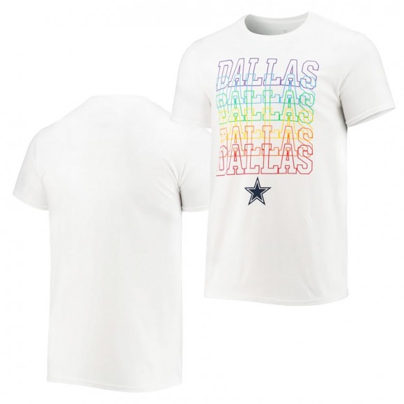 Cowboys City Pride T-Shirt White Colorful