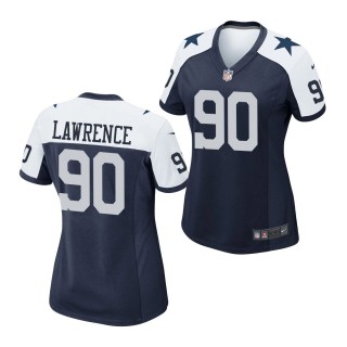 Women Cowboys DeMarcus Lawrence Alternate Game Jersey Navy