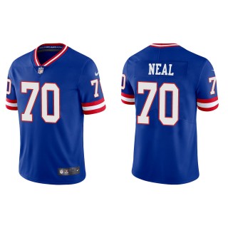 Evan Neal Men's New York Giants Royal Classic Vapor Limited Jersey