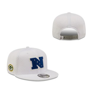 Men's Green Bay Packers New Era White NFC Pro Bowl 9FIFTY Snapback Hat