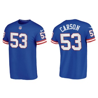 Harry Carson New York Giants Royal Classic T-Shirt