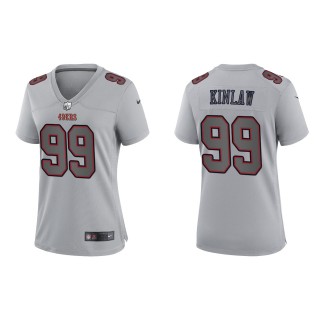 Javon Kinlaw Women's San Francisco 49ers Gray Atmosphere Fashion Game Jersey