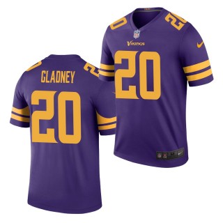 Jeff Gladney #20 Minnesota Vikings Purple Color Rush Legend 2020 NFL Draft Jersey