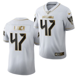 Tampa Bay Buccaneers John Lynch #47 White 100th Season Jersey